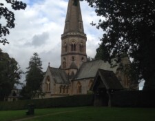 ...before reaching St Barnabas Church...