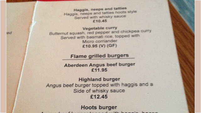 Once back in Inverness and hungry for more Scottish traditions as well as food, head over to Hootananny's for a Hoots Burger (yes, I had haggis twice that day) and some grassroots music. It can be a bit hit-and-miss but apparently Mumford and Sons played the venue before, so you never know what treat you might be in for?! I'll cross my fingers for you either way!