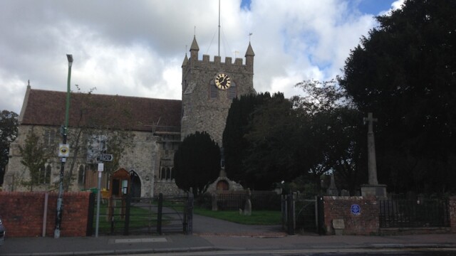 ...wherefore I opted for a less scenic but much quicker pitstop next to St Gregory and St Martin Church, ...