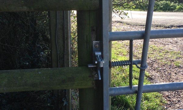 ...as well as some double-locked gates...